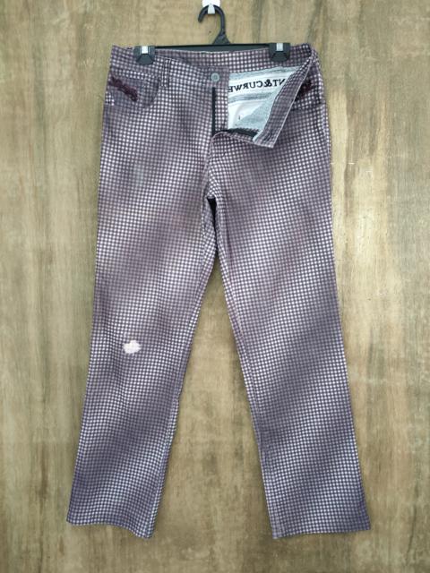 Other Designers Flannel - KENT AND CURWEN CHEKERED PLAID CASUAL PANTS
