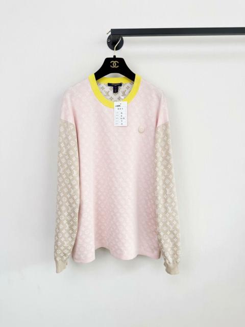 Louis Vuitton Louis Vuitton monogram sweater in pink/brown