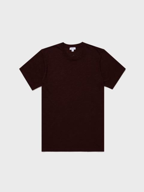 Sunspel Cotton Linen T‑shirt