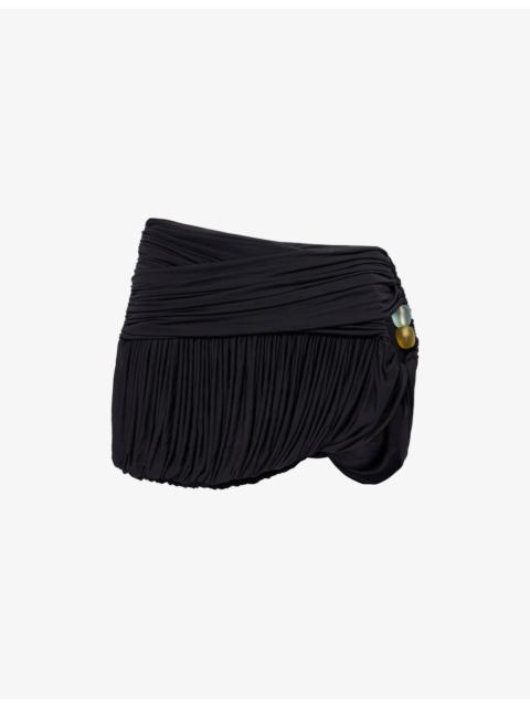 CHRISTOPHER ESBER Beach Glass Bubble Woven Mini Skirt