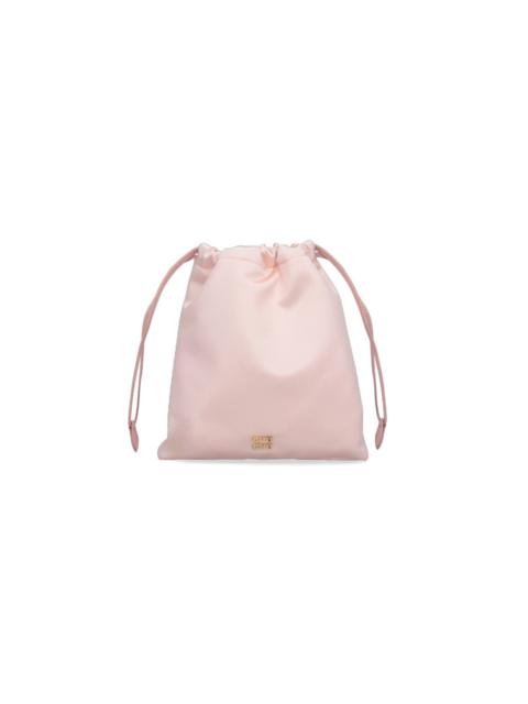Miu Miu SATIN LOGO POUCH