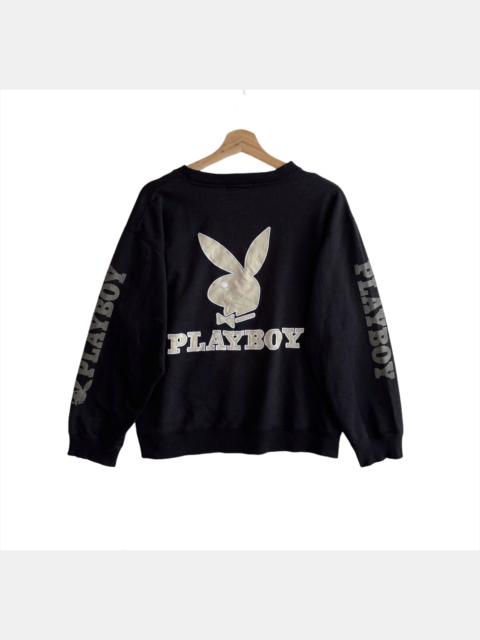 Other Designers Vintage - Vintage Playboy Spellout Embroidered Big Logo Sweatshirt