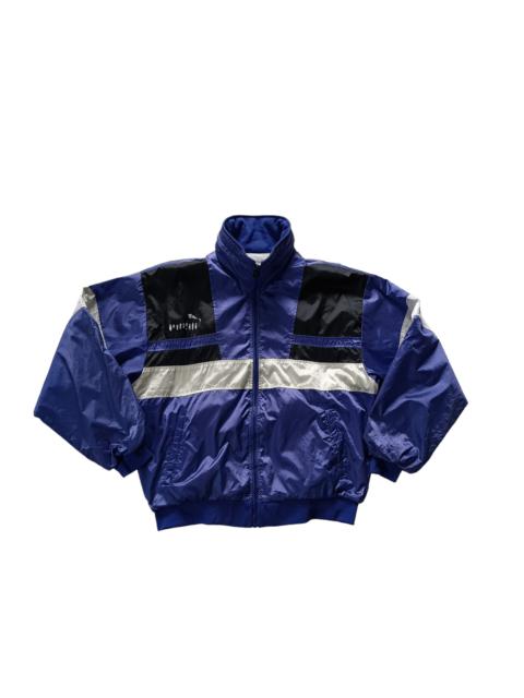 Other Designers Vintage PUMA Multicolor Windbreaker Nylon Jacket 90s