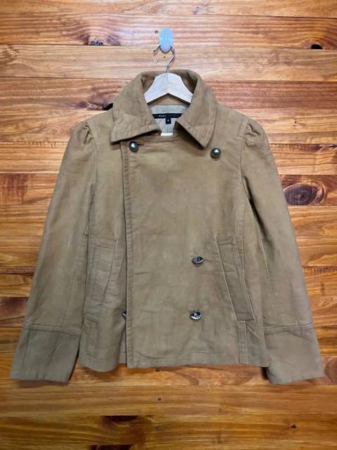 Marc Jacobs Khaki Tan Suede Coat