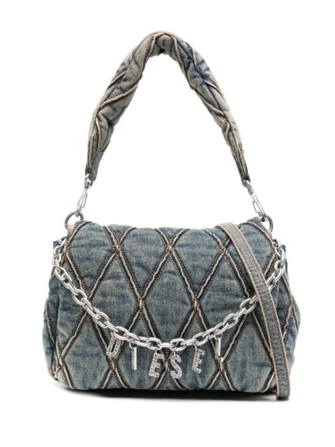 Diesel Diesel Women Charm Small Denim Shoulder Bag