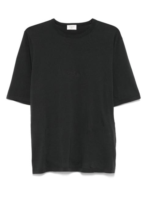 SAINT LAURENT Saint Laurent Men Logo Cotton T-Shirt