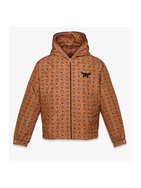 MCM MCM Monogram Print Windbreaker in ECONYL® in Brown at Nordstrom