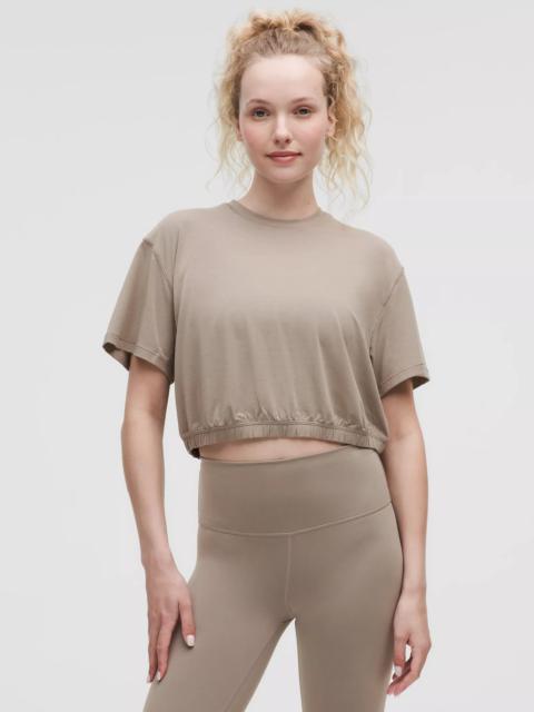 lululemon Jersey Training Elastic-Hem Short-Sleeve Shirt