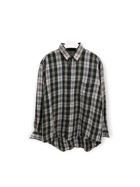 Other Designers Vintage - Vintage Cantebury Wood Plaid Tartan Flannel Shirt 👕