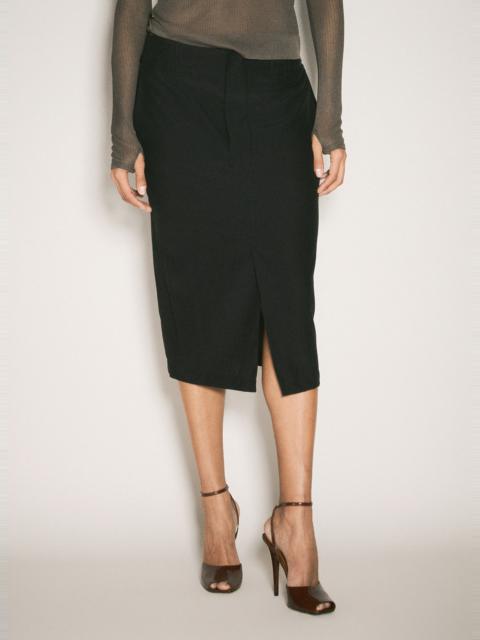 SAINT LAURENT Silk Pencil Skirt