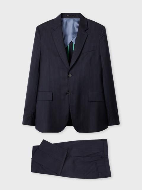 Paul Smith Navy Stripe Tropical Wool Suit