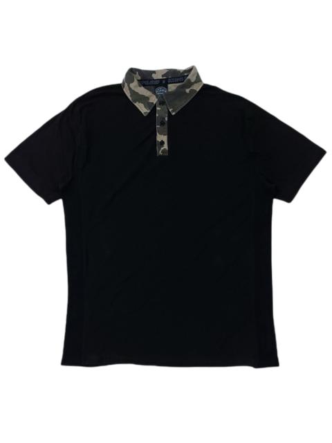 Other Designers Japanese Brand - RARE! VTG OCTOPUS ARMY BLACK POLO
