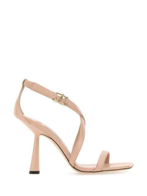Jimmy Choo Woman Pink Leather Jessica Sandals