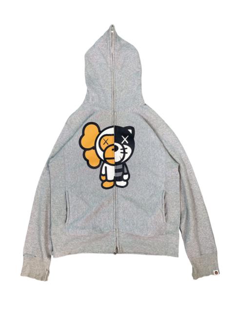 A BATHING APE® Bape x Kaws Baby Milo Full Zip Hoodie
