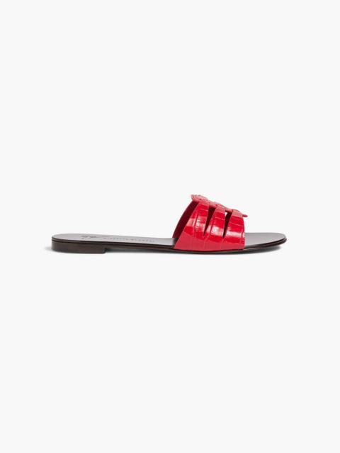 Giuseppe Zanotti Adheline leather slides