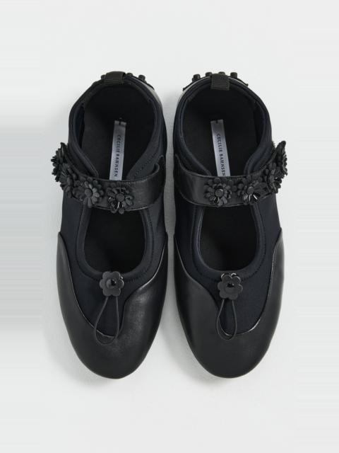 CECILIE BAHNSEN Neoprene Bess Mary Jane Flats