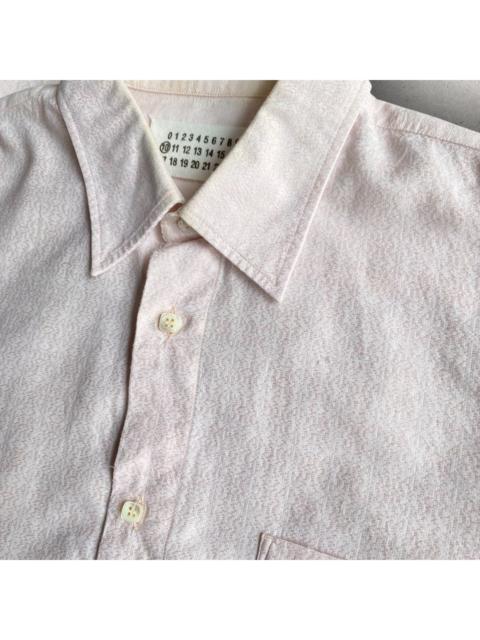 Maison Margiela SS07 Jacquard Pale Pink Shirt