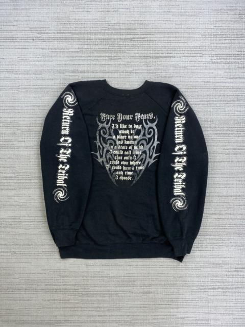 Other Designers Japanese Brand - Vintage Return Of The Tribal Rare Black Crewneck Sweatshirt
