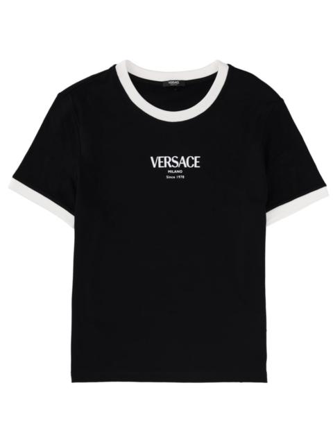 VERSACE T-SHIRT WITH LOGO
