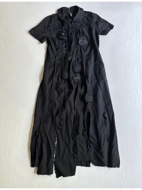 Comme Des Garçons Comme Des Garcons mainline torn rose dress