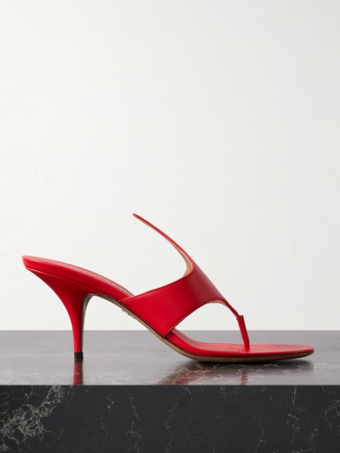 FERRAGAMO Lyrai Leather Mules