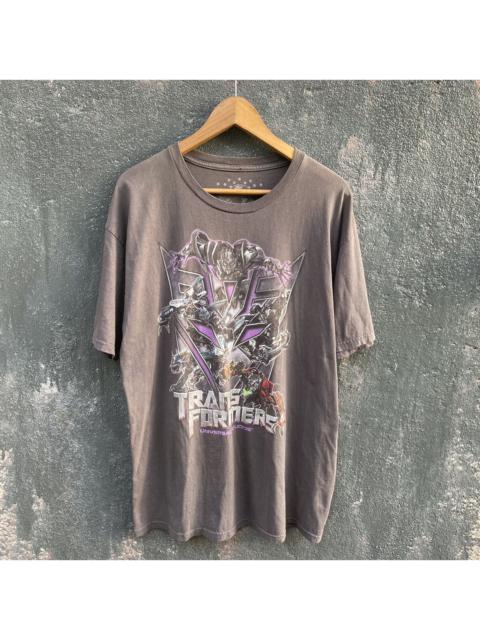 Other Designers Thrashed Faded Transformers Universal Studios Movie Tee
