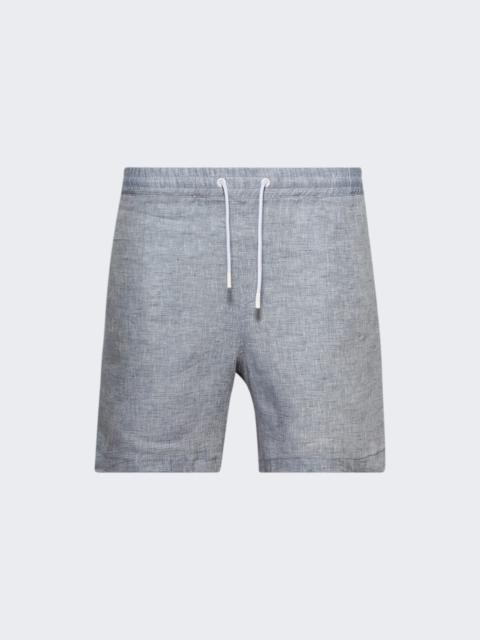 Loro Piana Bermuda Bay Solaire Shorts Pale Blue Indigo