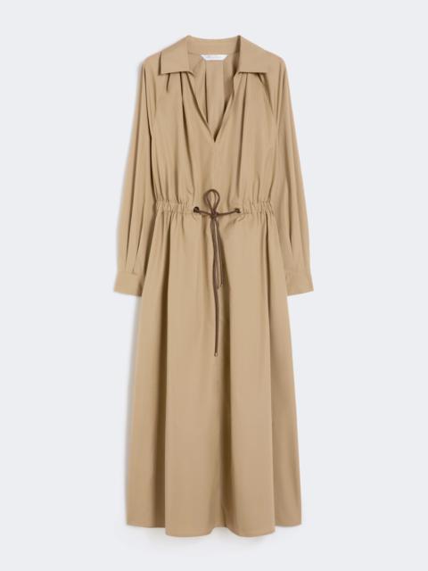 Max Mara Cotton poplin dress - KAKI