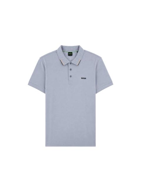 BOSS Boss Grey Polo Shirts Men