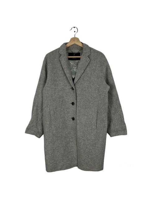 Yohji Yamamoto YOHJI YAMAMOTO BY INED LONG JACKET DOUBLE BREAST WOOL