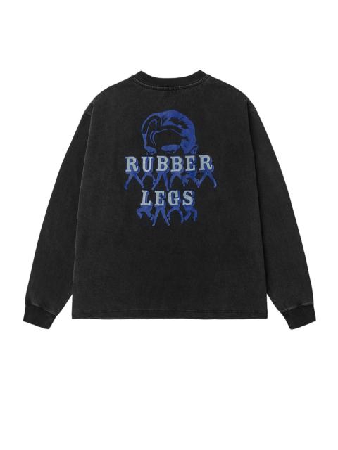 EVISU Seagull and Rubber Legs Print Relax Fit Long-sleeve T-shirt