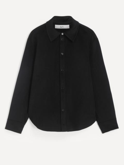 Séfr Lenny Wool-Cashmere Shirt