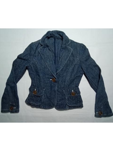 Other Designers Japanese Brand - Jeans Denim Mini Blue Coat