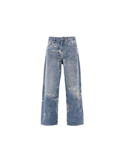 EMPORIO ARMANI Emporio Armani Vintage-effect Oversized Jeans Grey