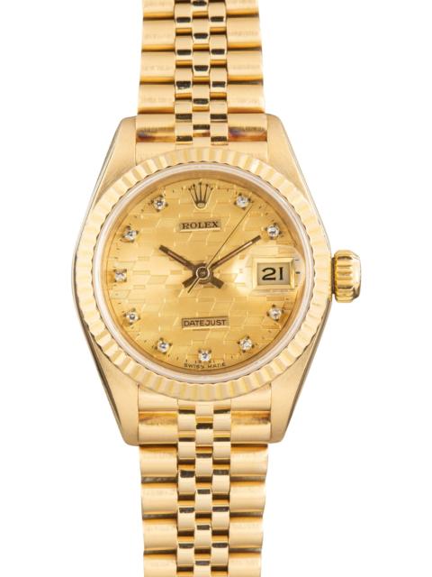 ROLEX Used Ladies Rolex Datejust Ref 69178 Chevy Diamond Dial