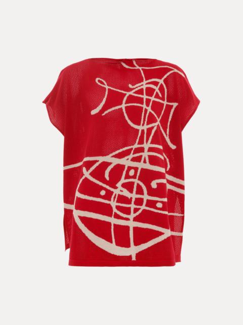 Vivienne Westwood BEACH TOP GRAFFITI ORB