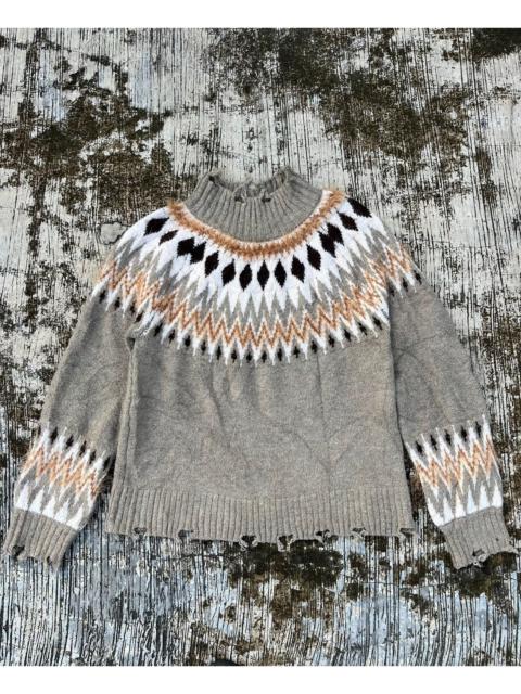 Other Designers Homespun Knitwear - INGNI distressed knitwear