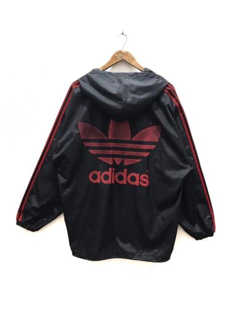 adidas Vintage Adidas Big Logo Spellout Windbreaker Hoodies Jacket