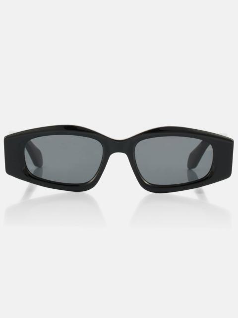 Alaïa Logo rectangular sunglasses