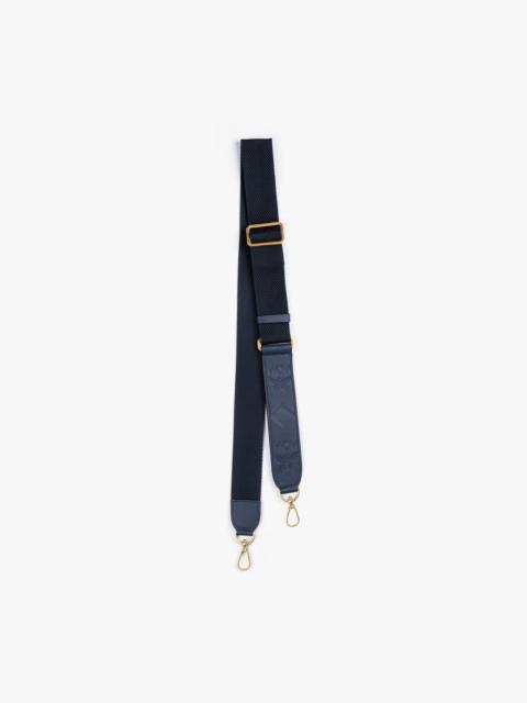 MCM Aren Webbing Shoulder Strap in Monogram Leather