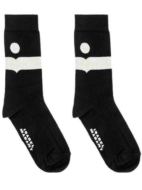 Isabel Marant Isabel Marant Women Nesson Mid-Length Socks With Logo