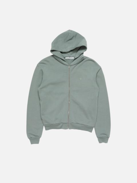 Acne Studios Hooded zipper sweater - Stone grey