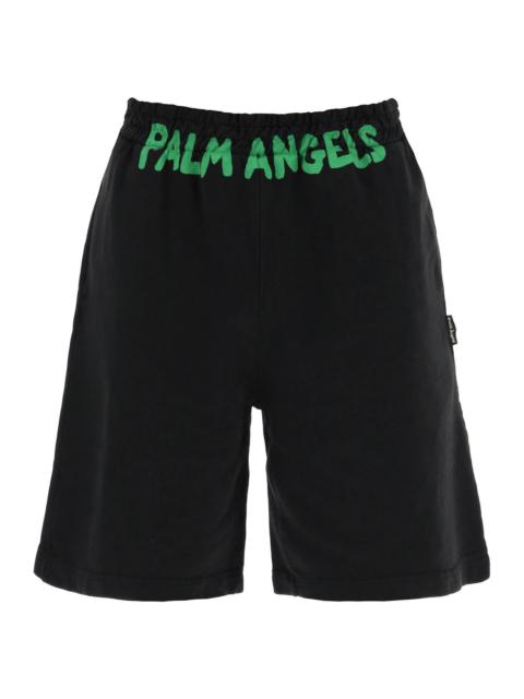 Palm Angels Sporty Bermuda Shorts With Logo