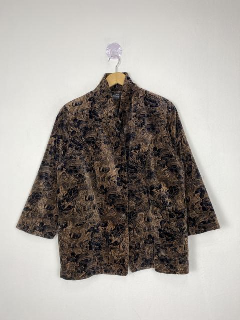Other Designers Japanese Brand - Vintage Corduroy Flora Flower Pattern Blazer J1473