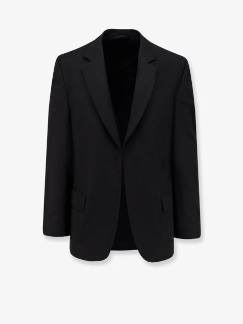 BALENCIAGA Balenciaga Wool Blazer with Modal Insert Black