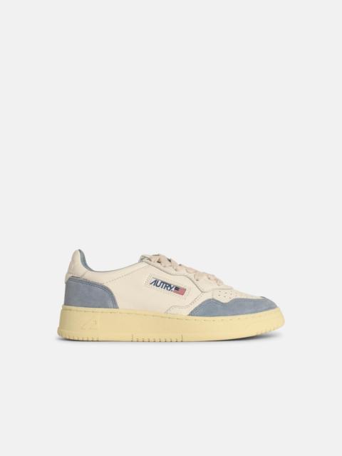 'MEDIALIST' LIGHT BLUE LEATHER SNEAKERS