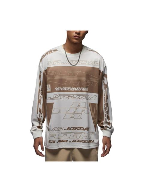 Jordan Air Jordan MVP Graphic Sweatshirt Asia Sizing 'Sail Brown' FV7240-133
