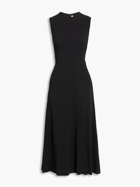 Another Tomorrow Crepe midi dress