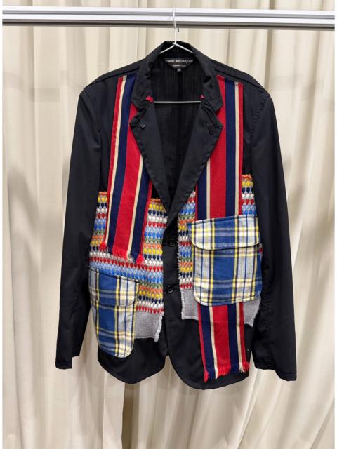Comme Des Garçons Comme des Garçons cdg10ss patchwork suit runway style