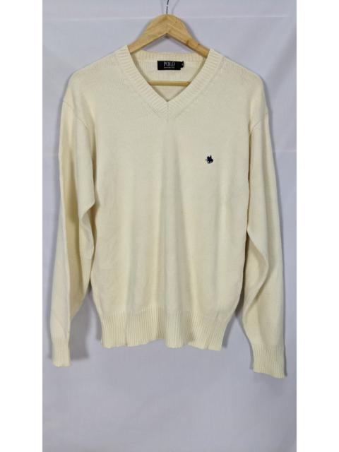 Other Designers Polo Ralph Lauren - Polo Vneck Plain Knitwear Pullover #2063